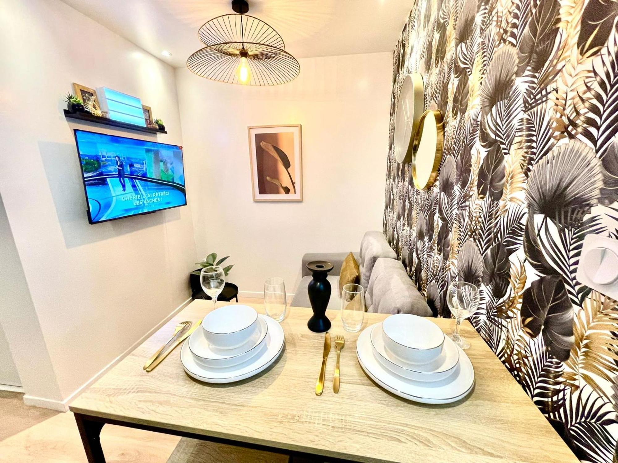 Ferienwohnung Chic Oasis In Rouen Exterior foto